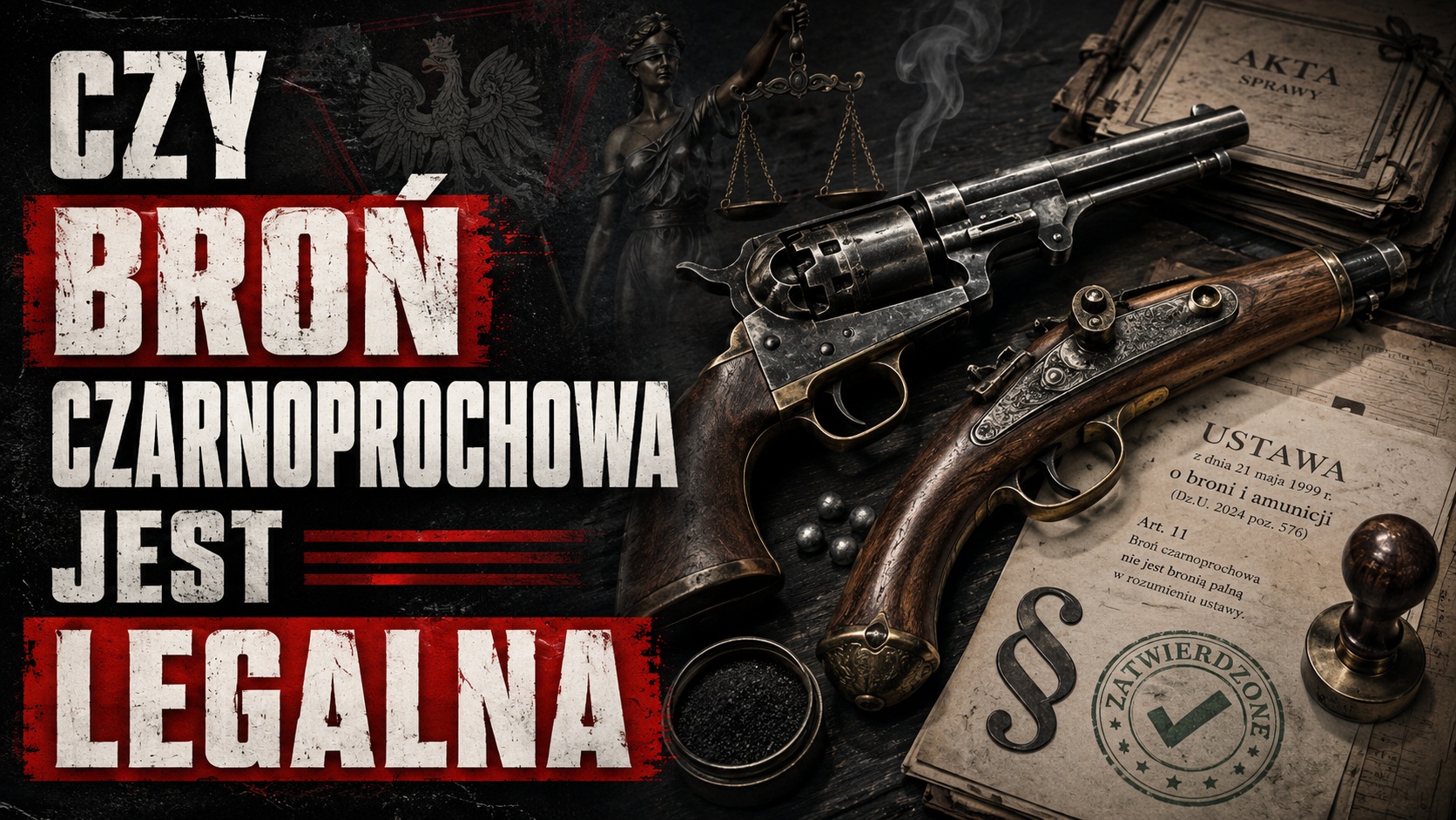 czy broń czarnoprochowa jest legalna