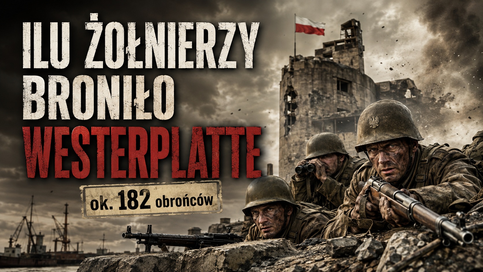 ilu żołnierzy broniło Westerplatte